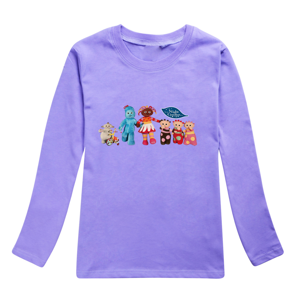 Baby Clothing Night - คาวาอิ อิน เดอะ ไนท์ การ์เดนเสื้อยืดเด็กการ์ตูนมาคก้า เดซี่&ทอมบิบูสเสื้อผ้าเด็กผู้หญิงเสื้อแขนยาวเด็กชายเสื้อผ้าคอกลม
