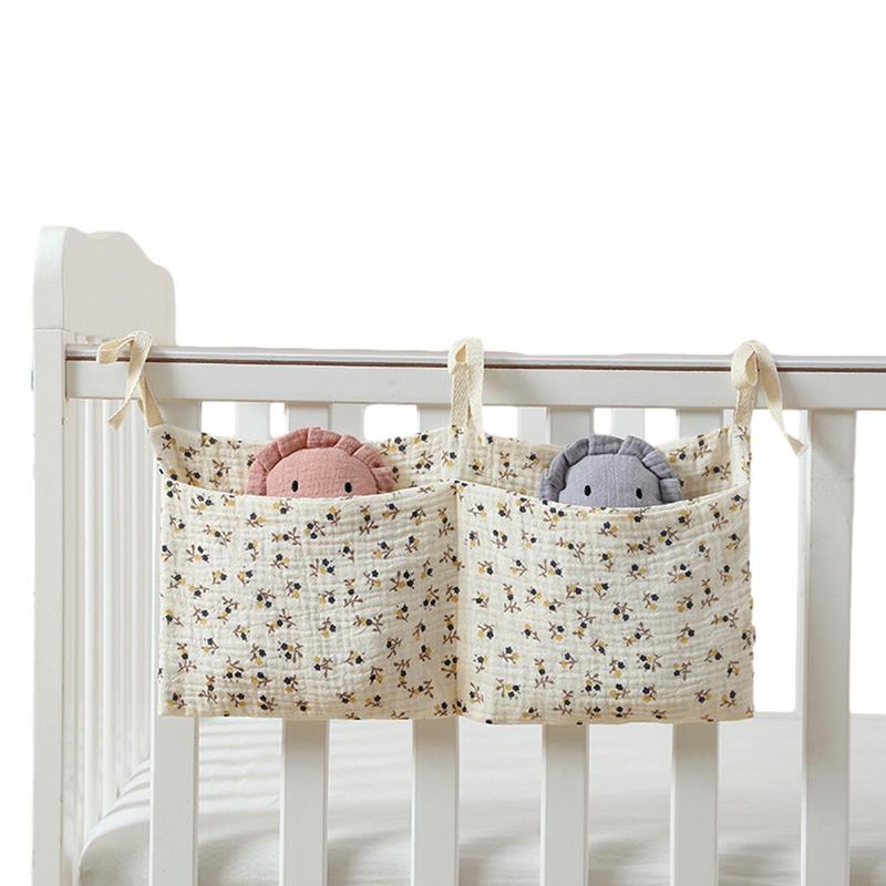 Baby Clothing Zipper - Baby Crib Organizer Cot Caddy เตียงเก็บกระเป๋า