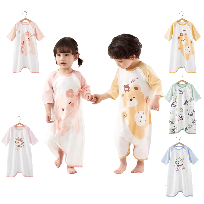 Baby Clothing Night - ฤดูร้อนเด็กผู้หญิง Nightgown การ์ตูนชุดนอนชุดเด็กวัยรุ่นชุดราตรี 3-10 ปี Nightdress