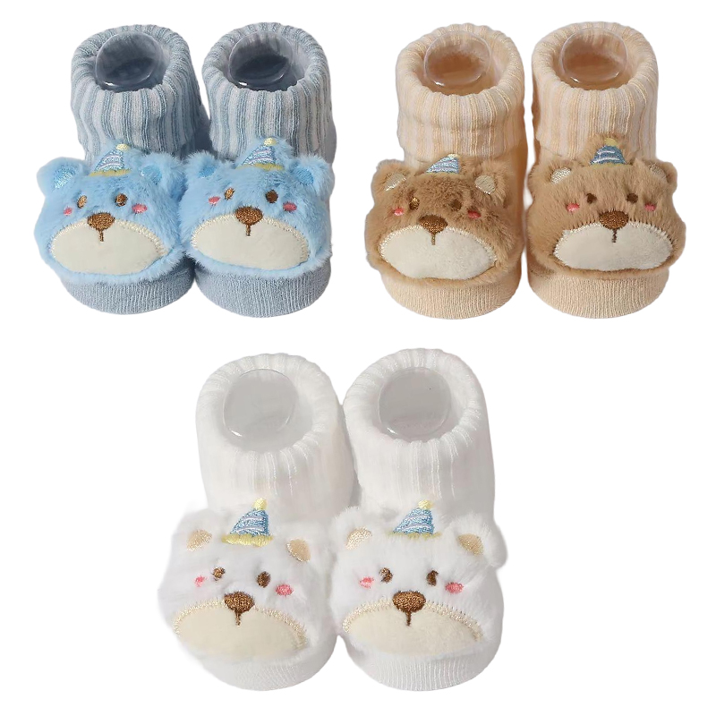 Baby Clothing Next - 3 คู่/เซ็ตถุงเท้าเด็กทารกเด็กแรกเกิดอุปกรณ์เสริมการ์ตูนสัตว์เด็กของขวัญเสื้อผ้าเด็กทารก Stuff ผ้าฝ้ายถุงเท้าระบายอากาศ