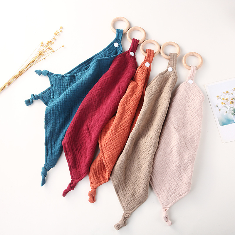 Baby Clothing Fabric - ทารกแรกเกิด Appease ผ้าขนหนูผ้าฝ้าย Snap แหวน Appeasing