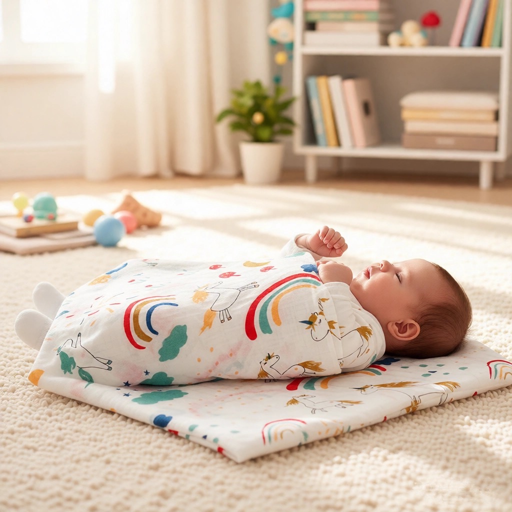 4 ชั้นผ้าพันคอทารก Washcloth ผ - Baby Clothing Fabric บทวิจารณ์และราคา