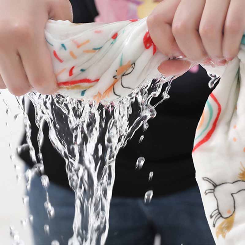4 ชั้นผ้าพันคอทารก Washcloth ผ - Baby Clothing Fabric บทวิจารณ์และราคา