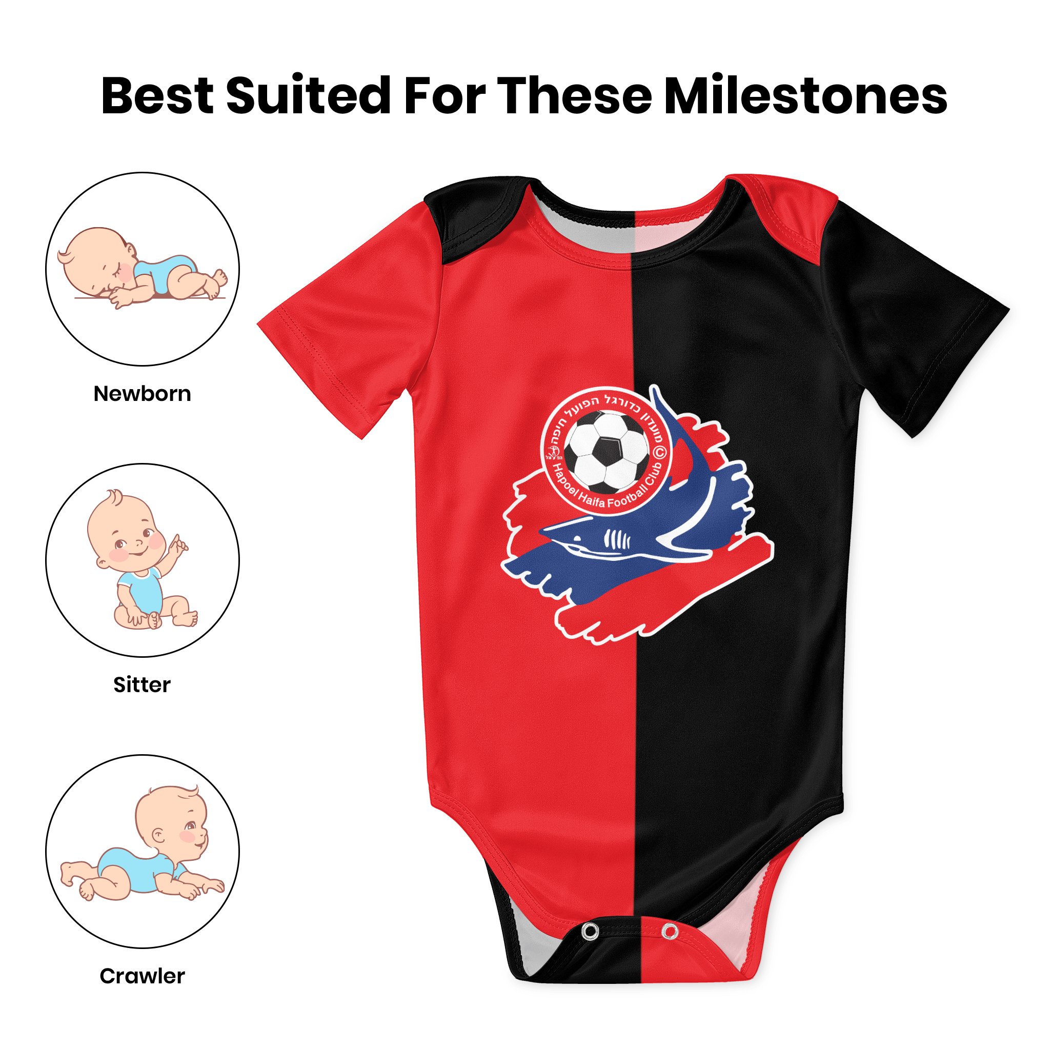 Hapoel Haifa ชุดบอดี้สูทสำหรับ - Baby Clothing Girls บทวิจารณ์และราคา