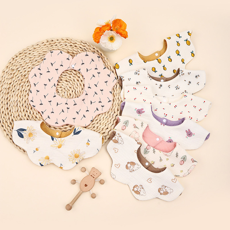 1pcs ผ้าฝ้ายพิมพ์หกชั้น 360 Ro - Baby Clothing Fabric บทวิจารณ์และราคา