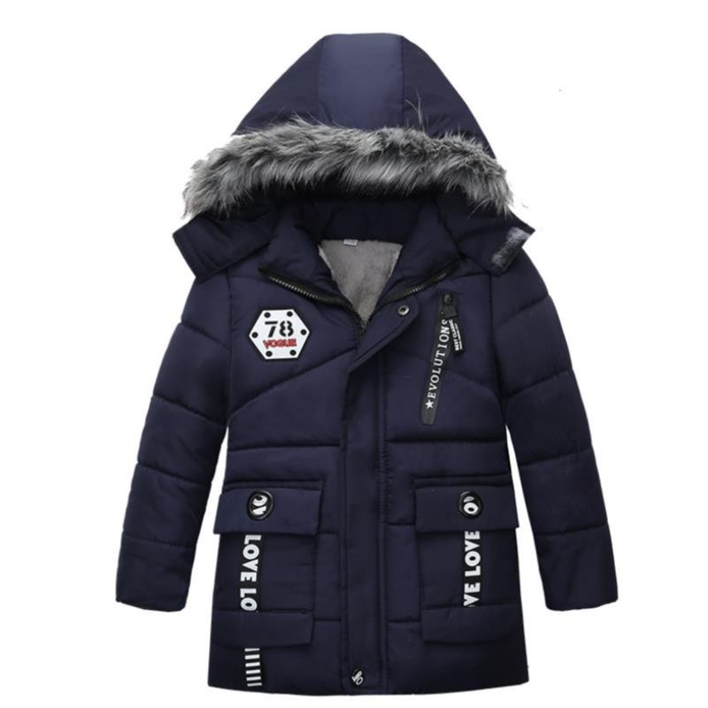เด็กแจ็คเก็ตฤดูหนาว Boys ผ้าฝ้ - Baby Clothing Zipper บทวิจารณ์และราคา