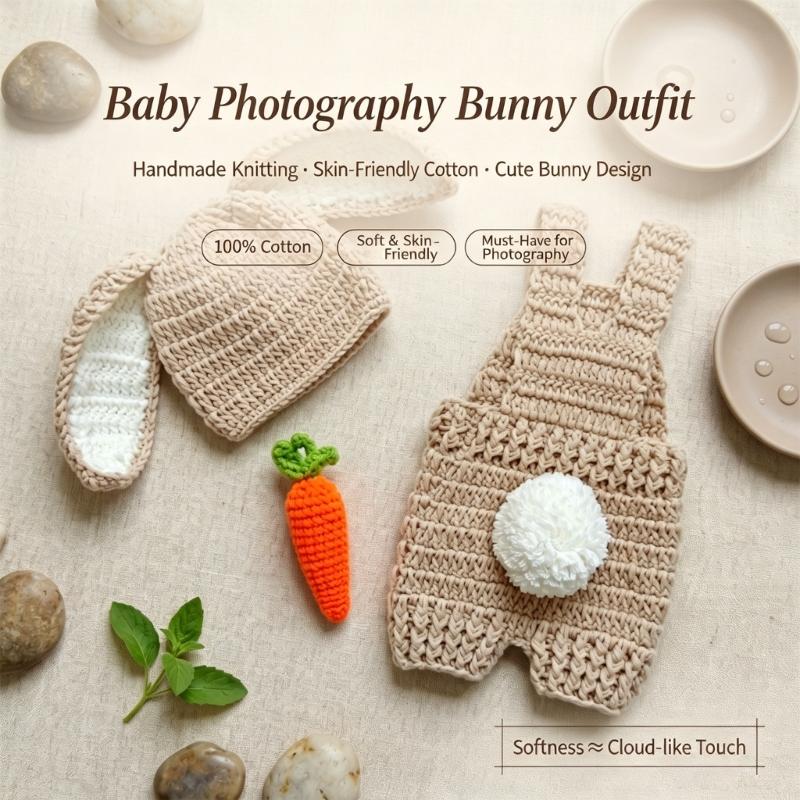 ชุดถ่ายภาพทารกแรกเกิดแบบถักโคร - Baby Clothing Products บทวิจารณ์และราคา
