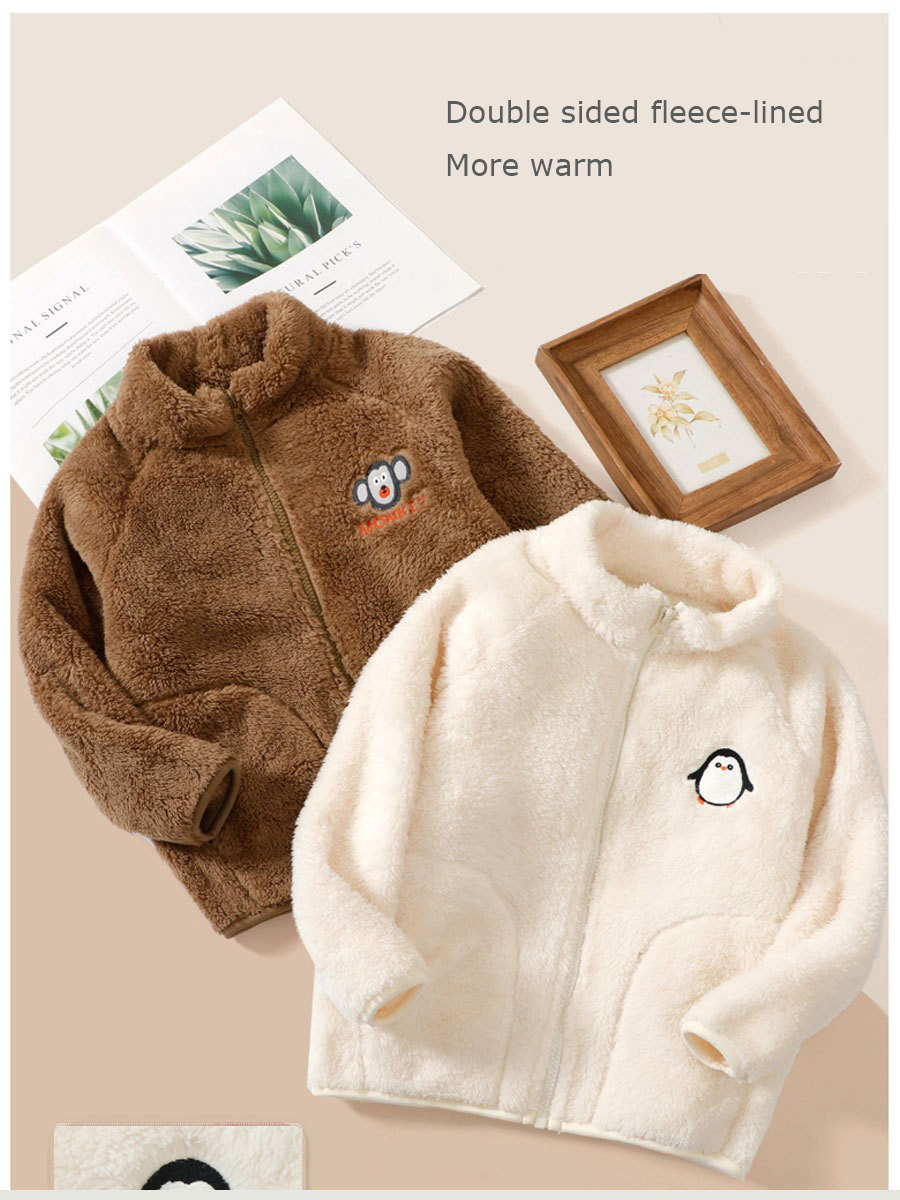 เสื้อผ้าเด็กผ้าฟลีซเนื้อนุ่ม เ - Baby Clothing Zipper บทวิจารณ์และราคา