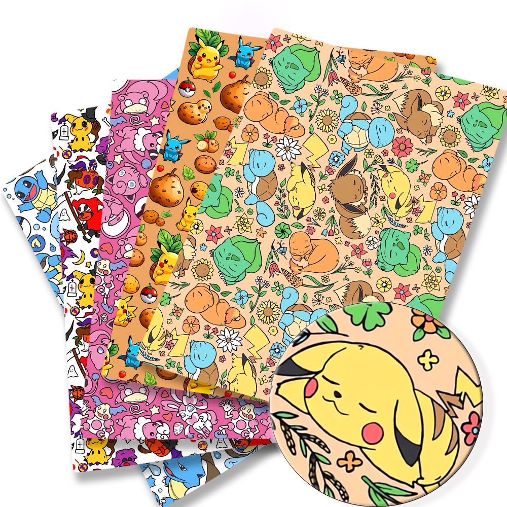Pokemon การ์ตูน Fabric140*50 ซ - Baby Clothing Fabric บทวิจารณ์และราคา